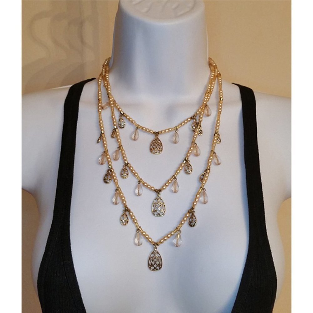 Curated Bundle Robert Rose Necklace Plus Earrings